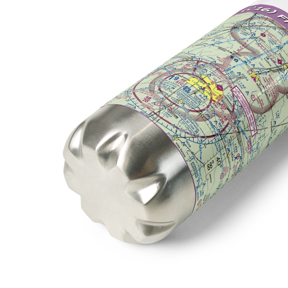 Frasca Field (C16) VFR Sectional Water Bottle 