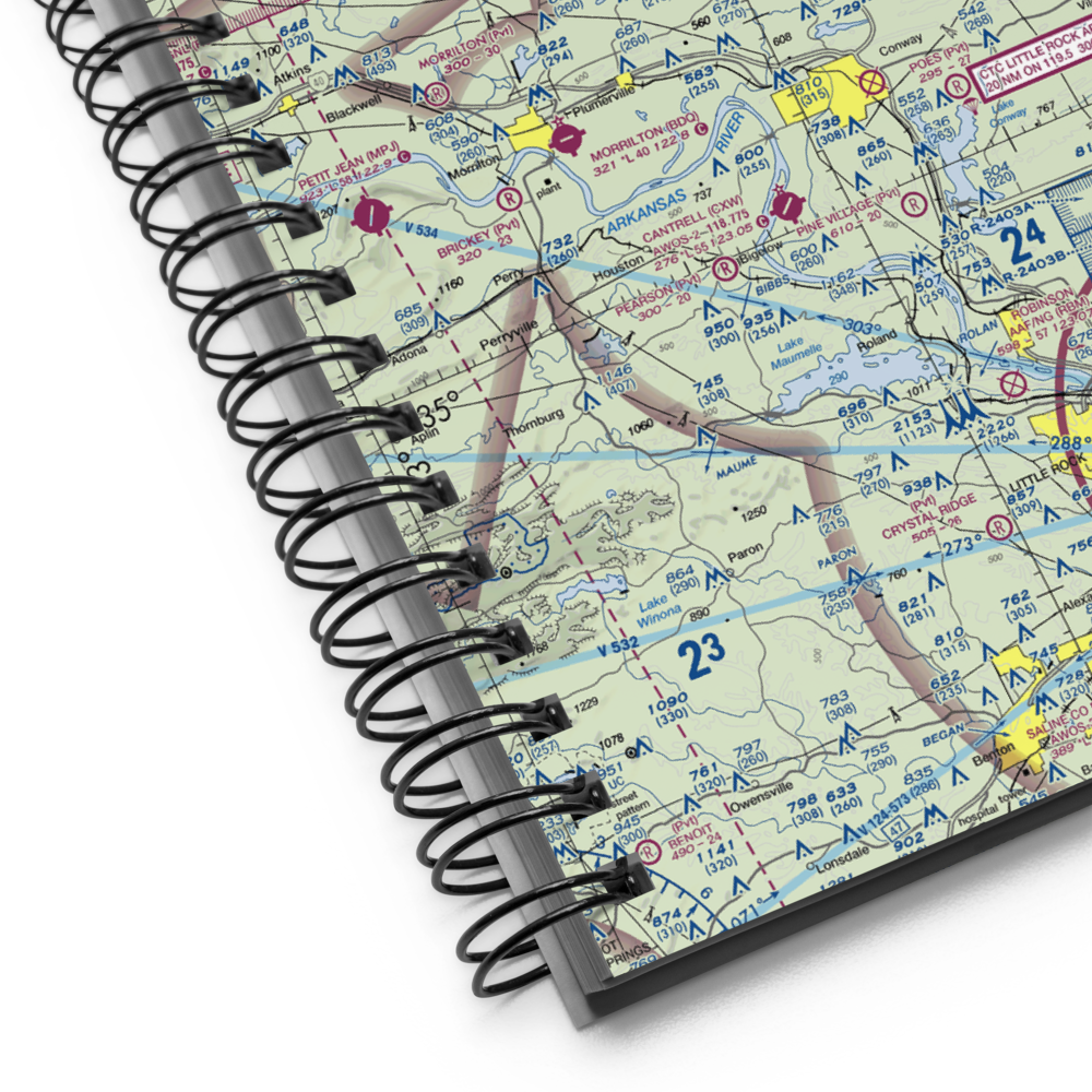 Chael Airport (AR97) VFR Sectional Notebook 