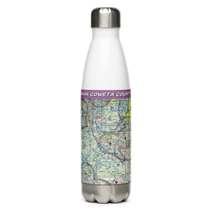 Newnan Coweta County Airport (CCO) VFR Sectional Water Bottle