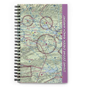 Cedar Creek Ranch Airport (25AR) VFR Sectional Notebook