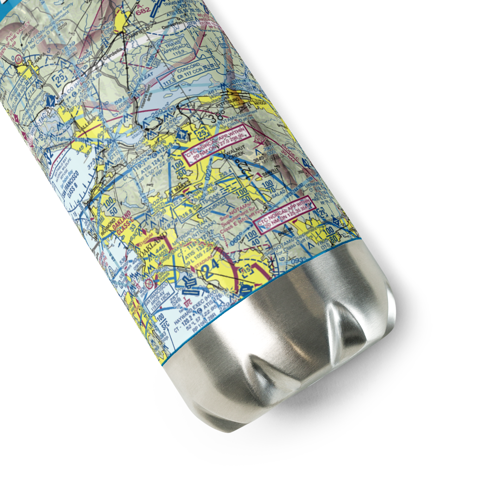 Buchanan Field (CCR) VFR Sectional Water Bottle 