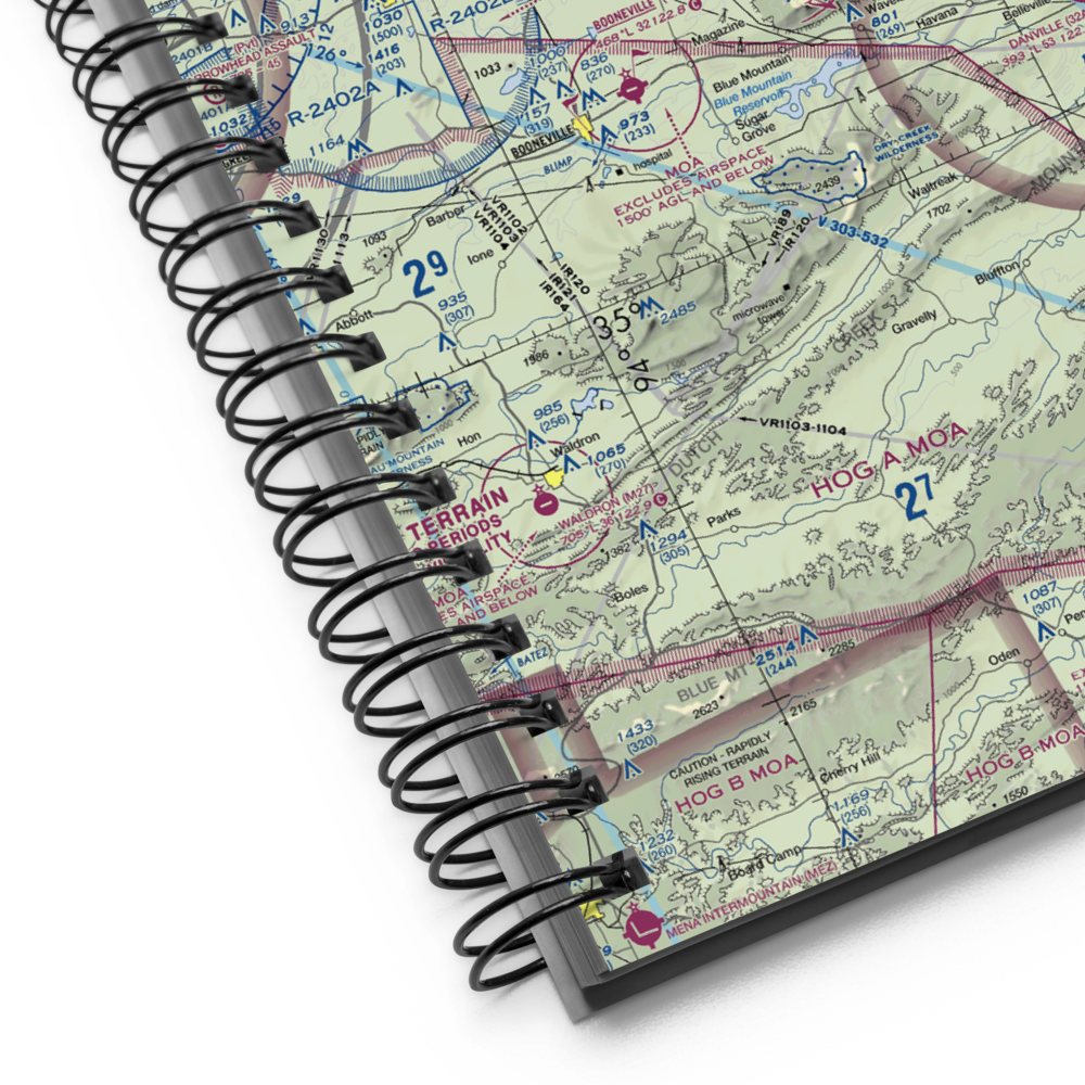Wesson-Davis Field (AR19) VFR Sectional Notebook 