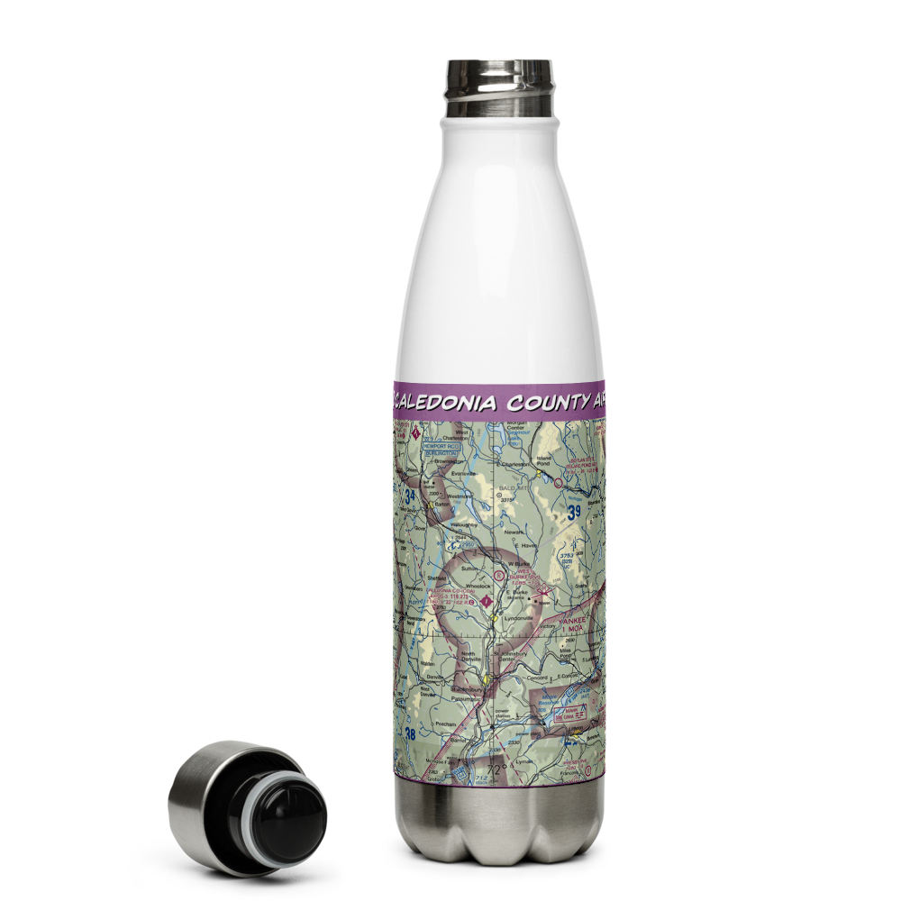 Caledonia County Airport (CDA) VFR Sectional Water Bottle 