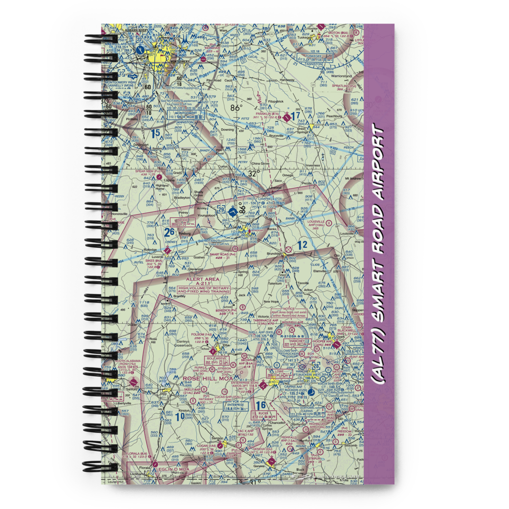 Smart Road Airport (AL77) VFR Sectional Notebook 