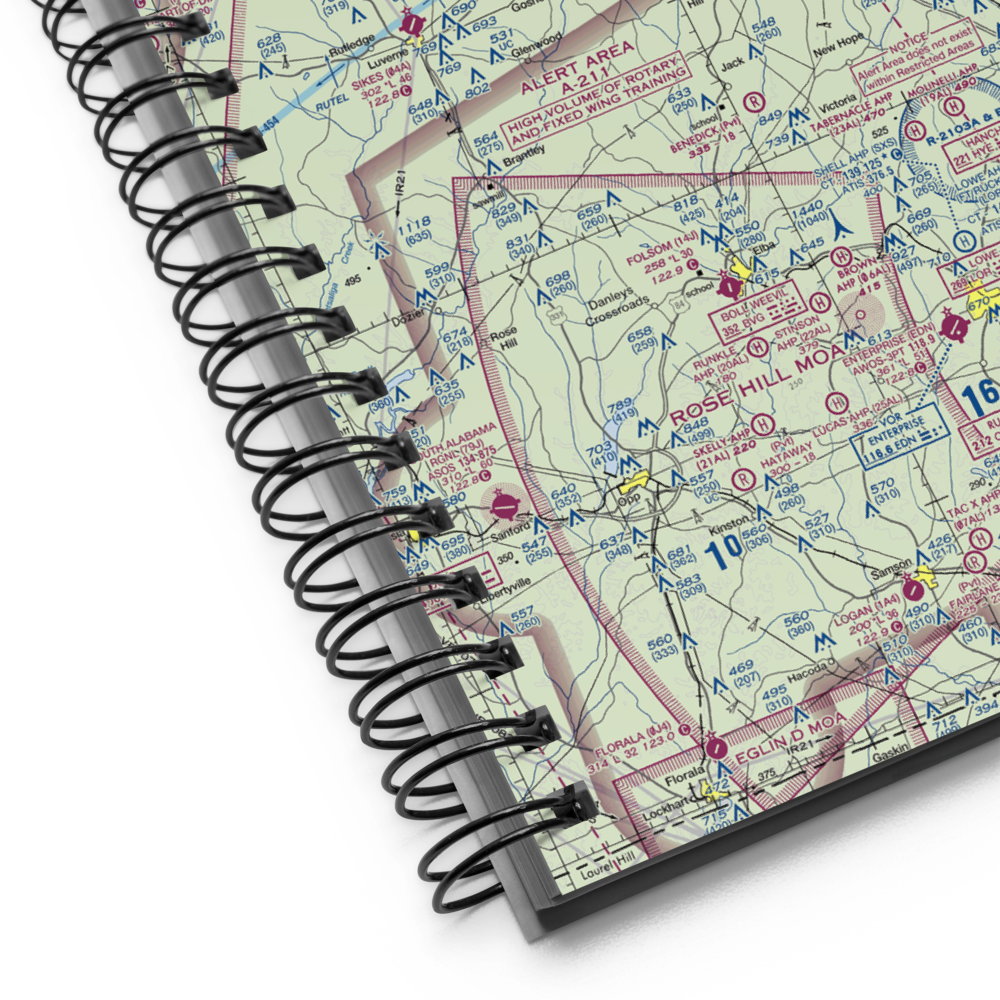 Smart Road Airport (AL77) VFR Sectional Notebook 