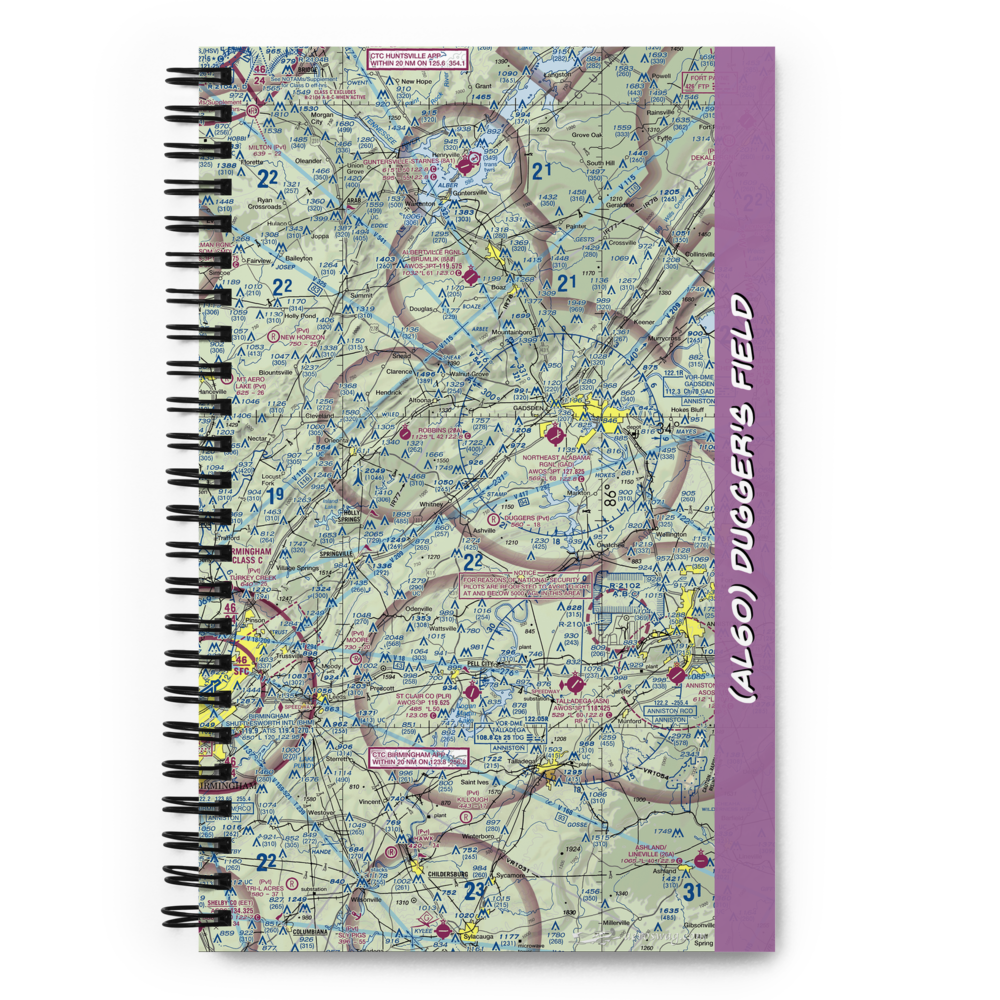 Dugger's Field (AL60) VFR Sectional Notebook 