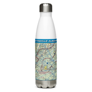 Charlottesville Albemarle Airport (CHO) VFR Sectional Water Bottle