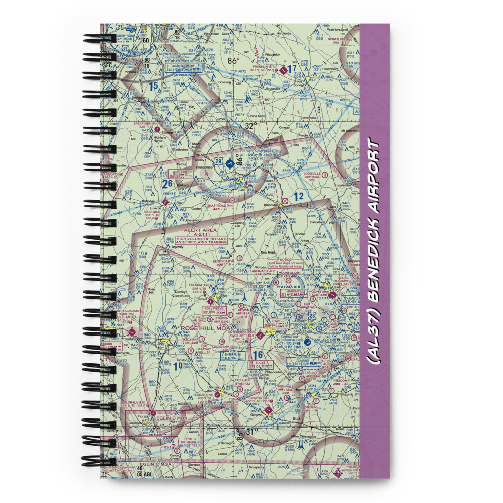 Benedick Airport (AL37) VFR Sectional Notebook 