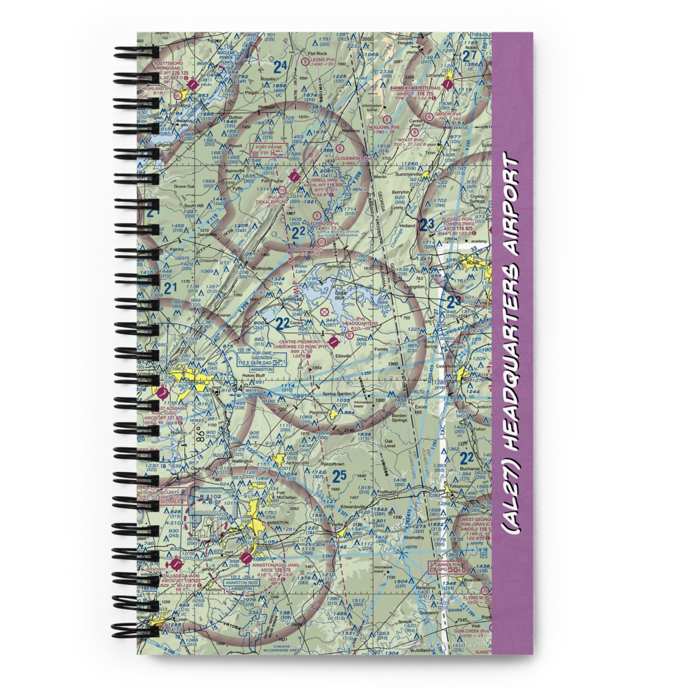 Headquarters Airport (AL27) VFR Sectional Notebook 