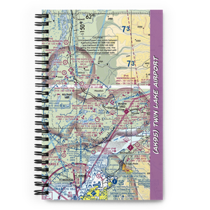 Twin Lake Airport (AK95) VFR Sectional Notebook
