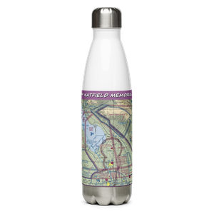 Cliff Hatfield Memorial Airport (CLR) VFR Sectional Water Bottle