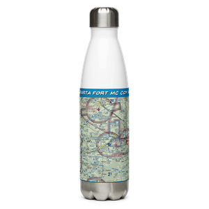 Sparta Fort Mc Coy Airport (CMY) VFR Sectional Water Bottle