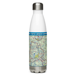 TSTC Waco Airport (CNW) VFR Sectional Water Bottle