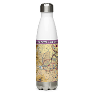 Yellowstone Regional Airport (COD) VFR Sectional Water Bottle