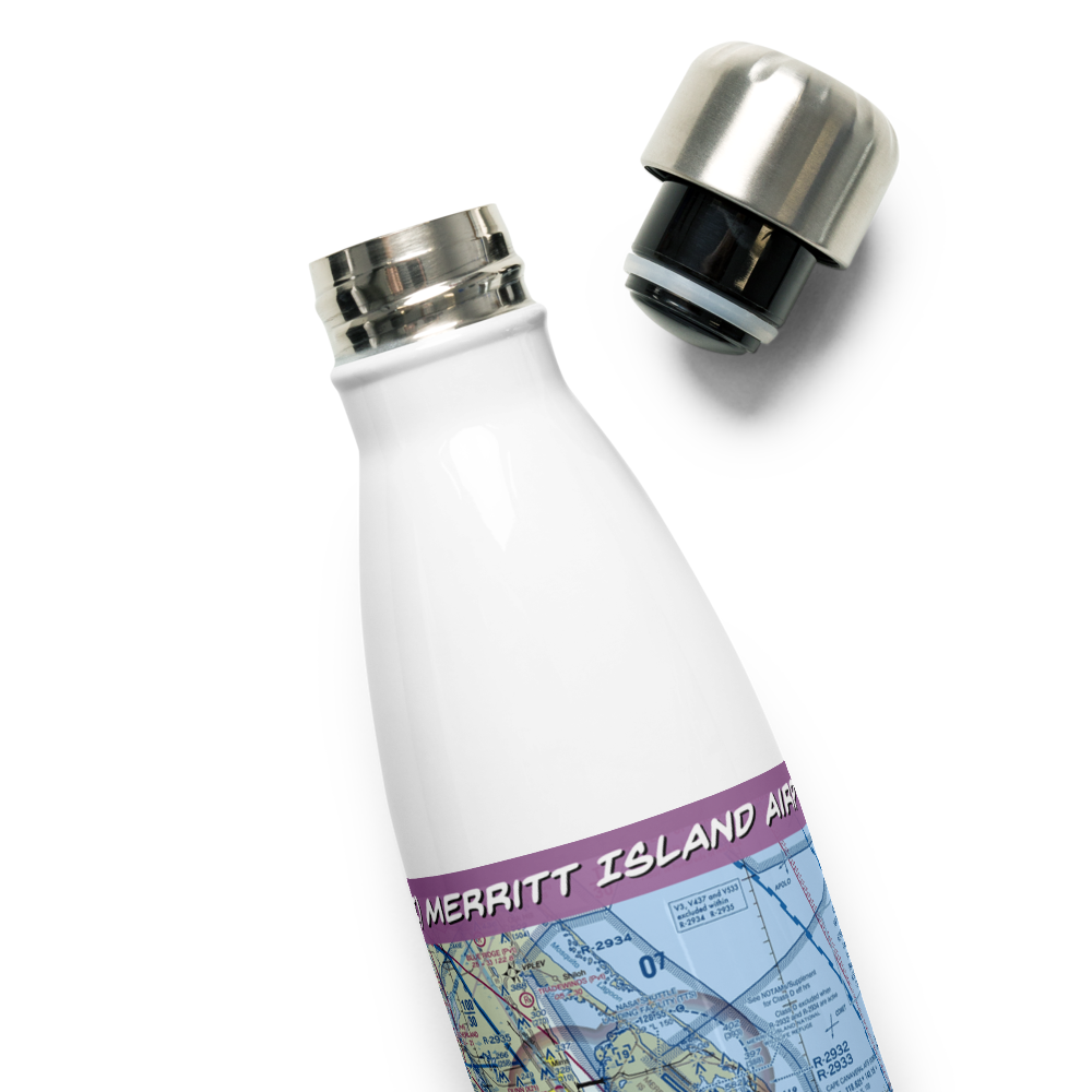 Merritt Island Airport (COI) VFR Sectional Water Bottle 