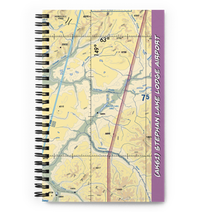 Stephan Lake Lodge Airport (AK61) VFR Sectional Notebook