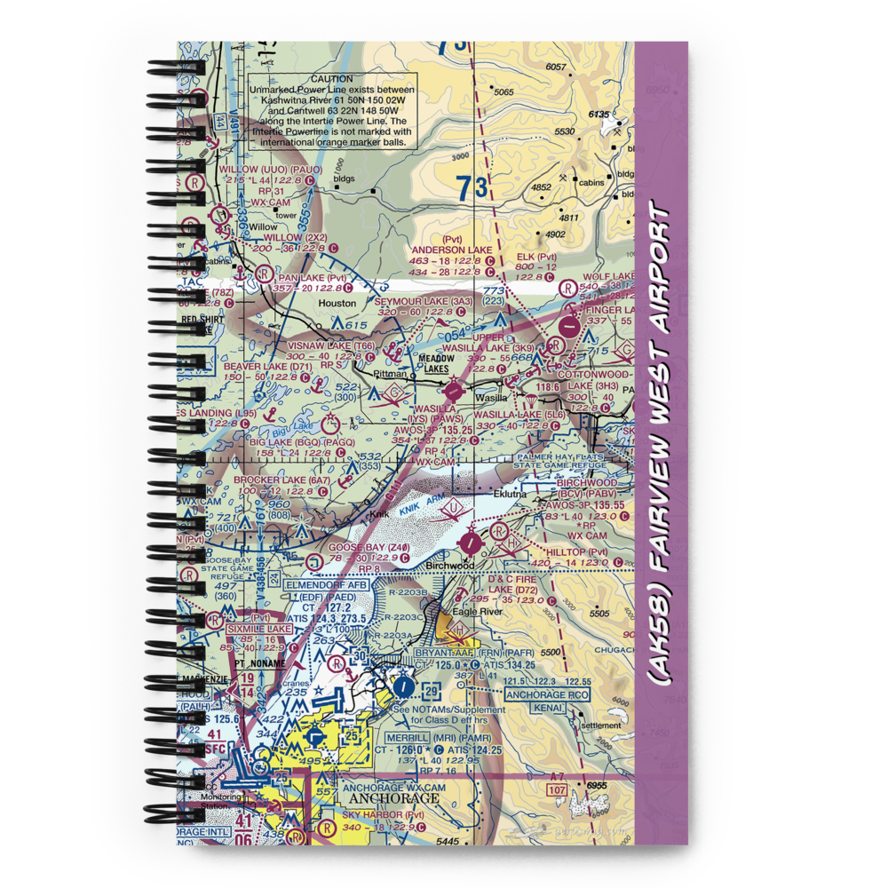 Fairview West Airport (AK58) VFR Sectional Notebook 