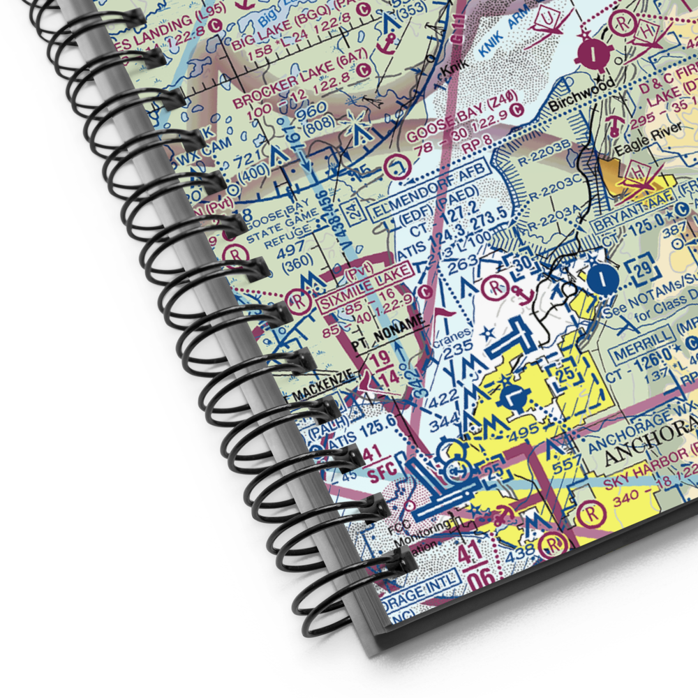 Fairview West Airport (AK58) VFR Sectional Notebook 