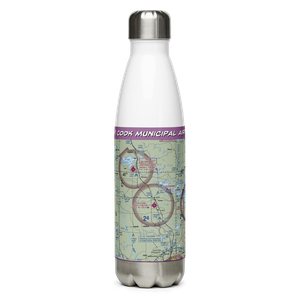 Cook Municipal Airport (CQM) VFR Sectional Water Bottle