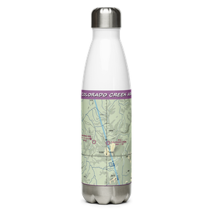 Colorado Creek Airport (KCR) VFR Sectional Water Bottle