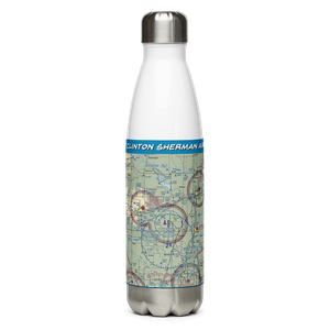 Clinton Sherman Airport (CSM) VFR Sectional Water Bottle