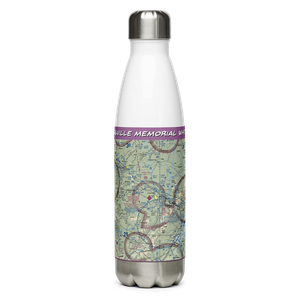 Crossville Memorial Whitson Field (CSV) VFR Sectional Water Bottle