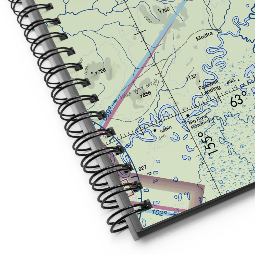 Nixon Fork Mine Airport (AK40) VFR Sectional Notebook 