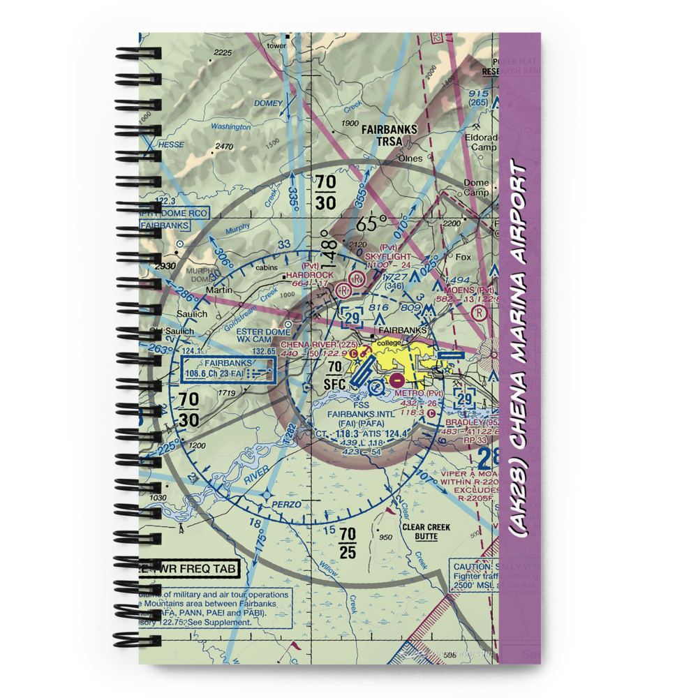 Chena Marina Airport (AK28) VFR Sectional Notebook 