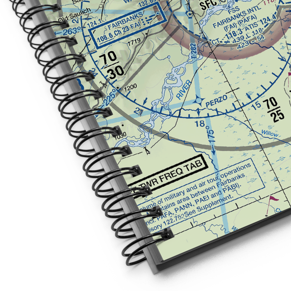 Chena Marina Airport (AK28) VFR Sectional Notebook 
