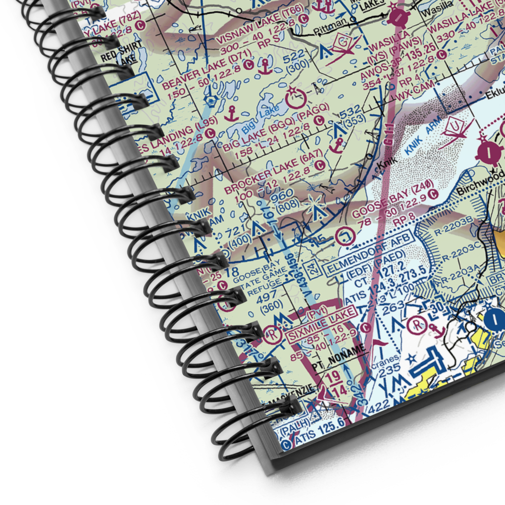 Valley Flying Crown Airport (AK27) VFR Sectional Notebook 