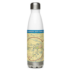 Cannon Air Force Base (CVS) VFR Sectional Water Bottle