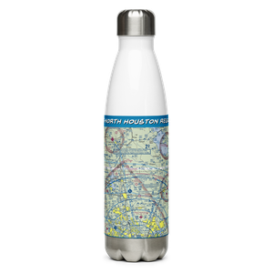 Conroe-North Houston Regional Airport (CXO) VFR Sectional Water Bottle