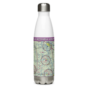 Camilla Mitchell County Airport (CXU) VFR Sectional Water Bottle
