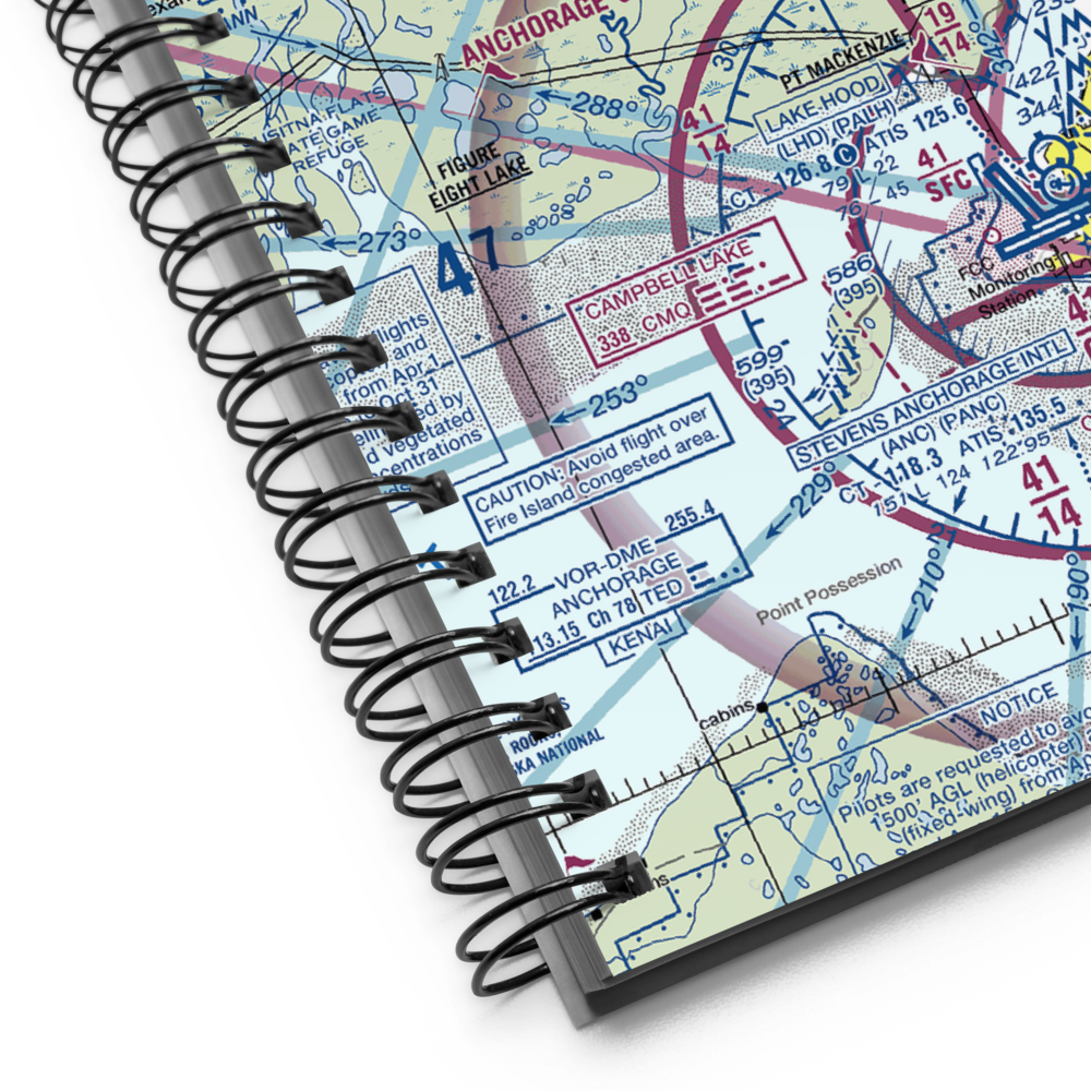 Turinsky Airstrip (AK14) VFR Sectional Notebook 