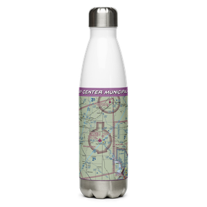 Clay Center Municipal Airport (CYW) VFR Sectional Water Bottle