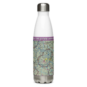 Tri Cities Airport (CZG) VFR Sectional Water Bottle
