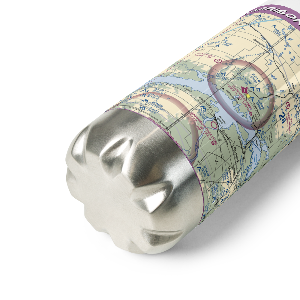 Garrison Municipal Airport (D05) VFR Sectional Water Bottle 