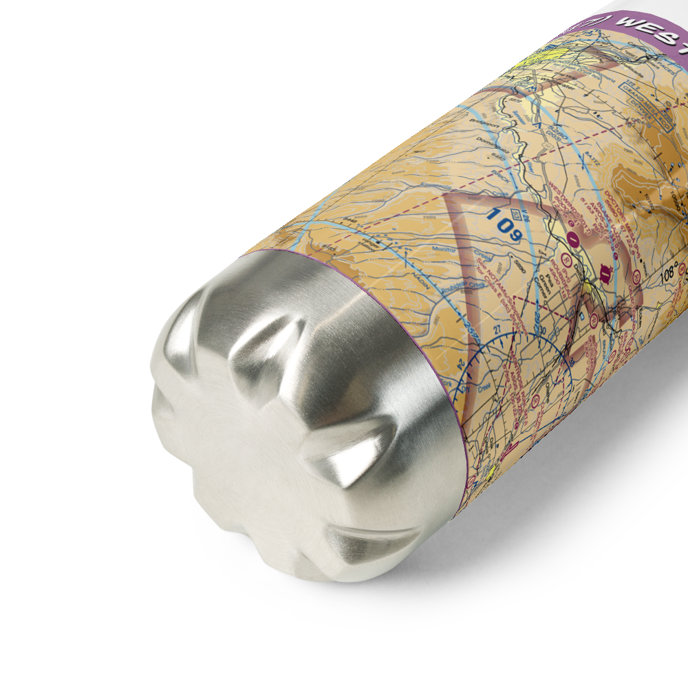 Westwinds Airport (D17) VFR Sectional Water Bottle 