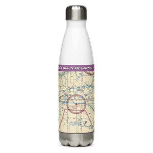 Glen Ullin Regional Airport (D57) VFR Sectional Water Bottle