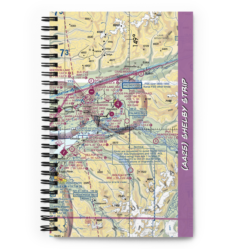 Shelby Strip (AA25) VFR Sectional Notebook 
