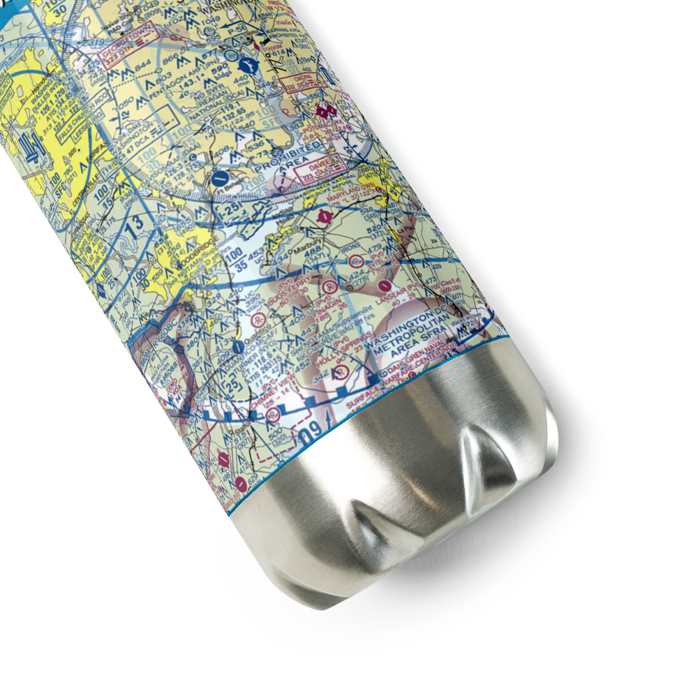 Davison Army Air Field (DAA) VFR Sectional Water Bottle 
