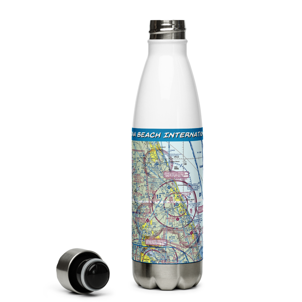 Daytona Beach International Airport (DAB) VFR Sectional Water Bottle 