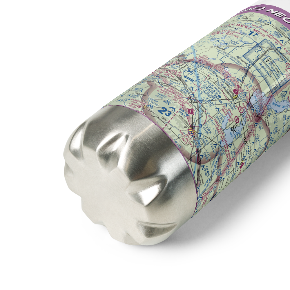 Necedah Airport (DAF) VFR Sectional Water Bottle 