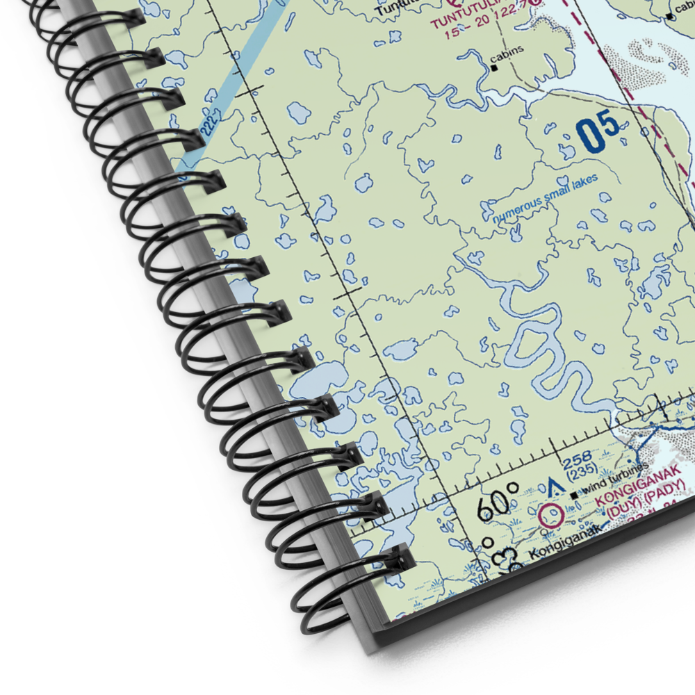 Tuntutuliak Airport (A61) VFR Sectional Notebook 