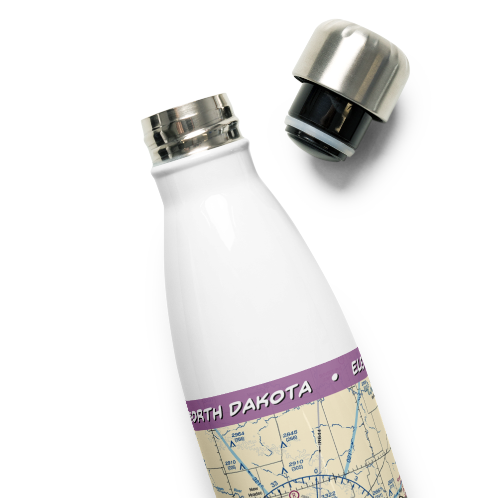 Dickinson Theodore Roosevelt Regional Airport (DIK) VFR Sectional Water Bottle 