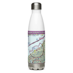 Chautauqua County-Dunkirk Airport (DKK) VFR Sectional Water Bottle