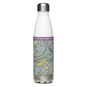 Knoxville Downtown Island Airport (DKX) VFR Sectional Water Bottle