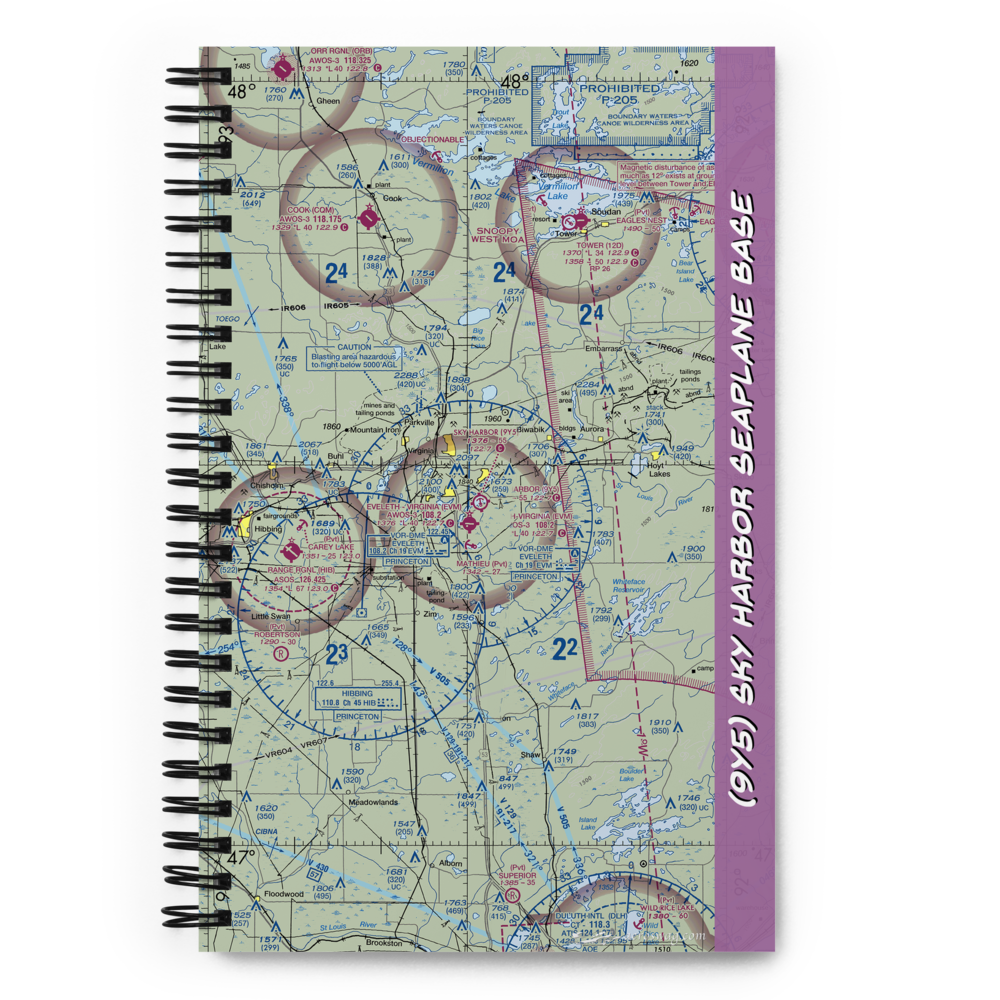 Sky Harbor Seaplane Base (9Y5) VFR Sectional Notebook 