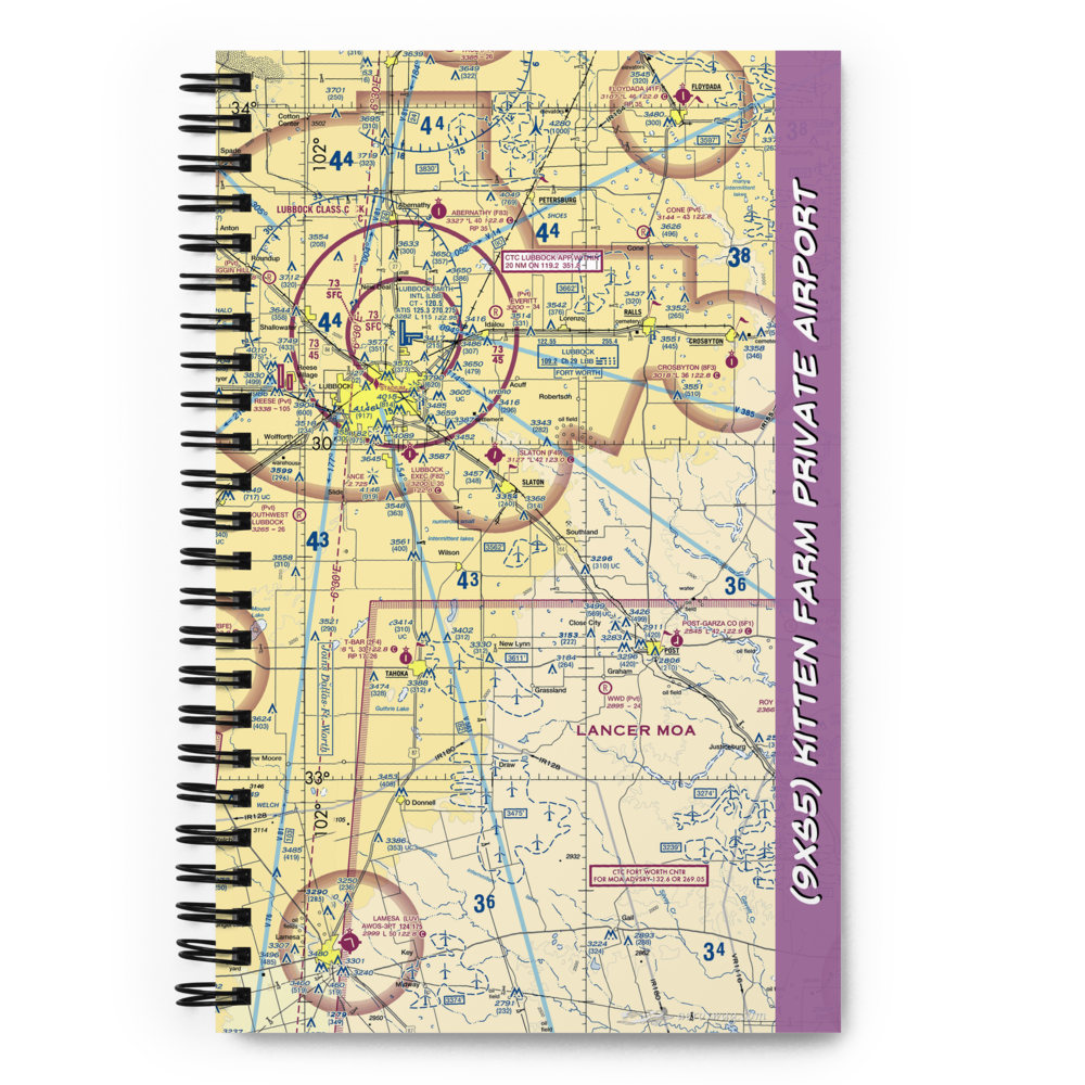 Kitten Farm Private Airport (9XS5) VFR Sectional Notebook 