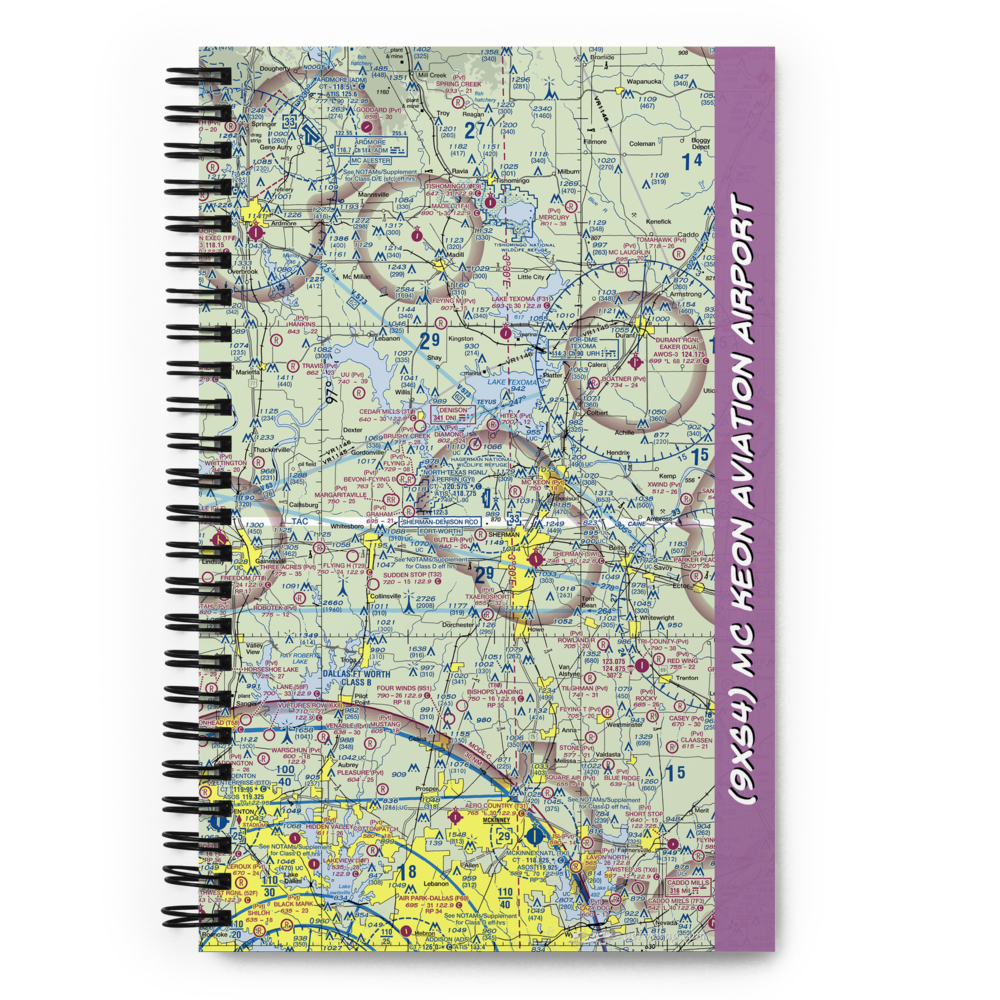 Mc Keon Aviation Airport (9XS4) VFR Sectional Notebook 